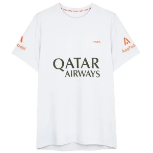 T-shirt NOX Sponsors AT10 Blanc de Agustin Tapia
