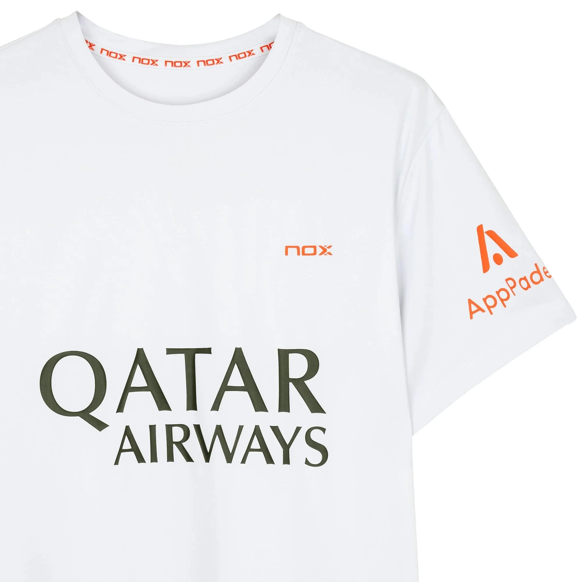 T-shirt NOX Sponsors AT10 Blanc de Agustin Tapia – Image 3