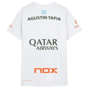 T-shirt NOX Sponsors AT10 Blanc de Agustin Tapia